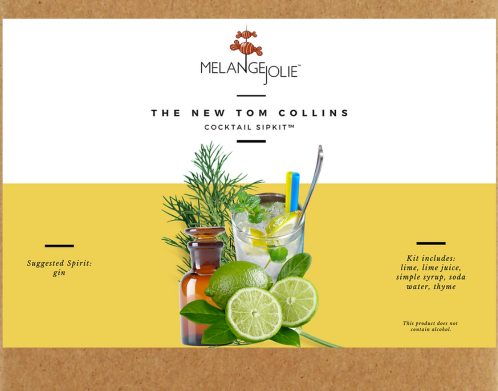 Mélange Jolie The New Tom Collins Cocktail SipKit™ (Case of Six) | Cocktail Mix | Under $100 | Kitchen + Metal