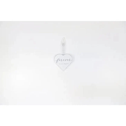 Christmas Ornament – Forever in Our Hearts Wood Heart Memorial Holiday Decor