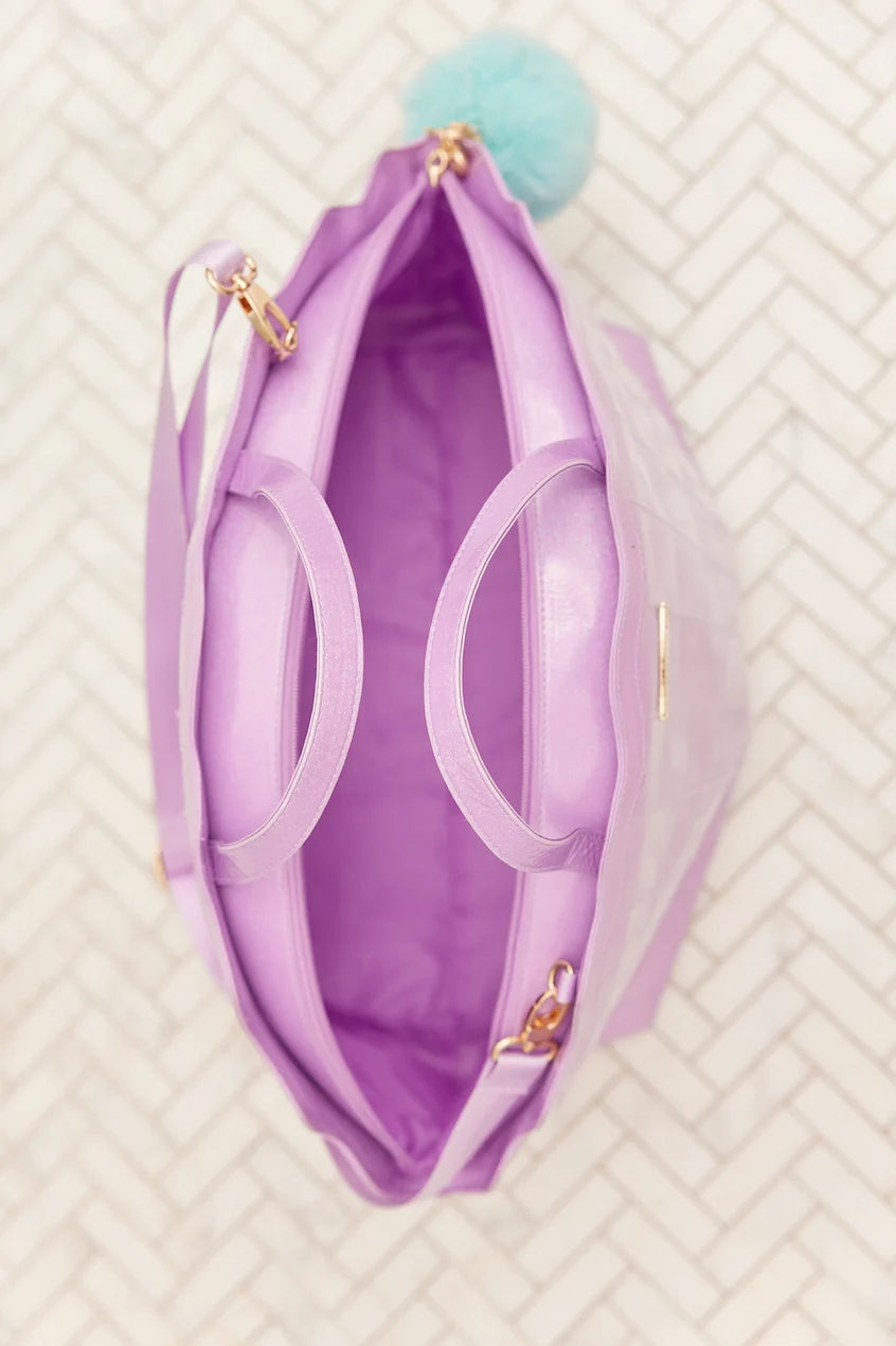 Mermaid Shell Overnight Bag