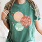 Merry And Bright, Pastel, Christmas Ornaments, Comfort Colors, Tshirt