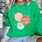 Merry And Bright, Pastel, Christmas Sweatshirt