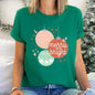 Merry And Bright, Pastel, Christmas Ornaments Super Soft Tees