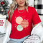 Merry And Bright, Pastel, Christmas Ornaments Super Soft Tees