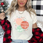 Merry And Bright, Pastel, Christmas Ornaments Super Soft Tees