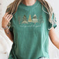 Merry And Bright, Watercolor Trees, Christmas, Comfort Colors, Tshirt