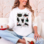 Merry Catmas, Christmas, Cat Lover, Santa, Pets Sweatshirt