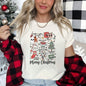 Merry Christmas Doodles, Cute, Santa, Stockings, Tree, Retro Super Soft Tees