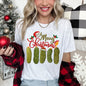 Merry Christmas Pickles, Classic, Retro, Vintage Super Soft Tees