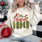 Merry Christmas Pickles, Classic, Retro, Vintage Sweatshirt