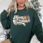 Merry Christmas, Retro Trees Sweatshirt