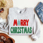 Merry Christmas Tree, Vintage, Retro, Winter, Santa, Xmas Sweatshirt