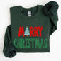 Merry Christmas Tree, Vintage, Retro, Winter, Santa, Xmas Sweatshirt