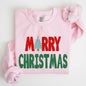 Merry Christmas Tree, Vintage, Retro, Winter, Santa, Xmas Sweatshirt
