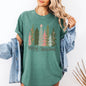 Merry Christmas Trees, Festive, Winter, Snow, Santa, Xmas Tshirt Comfort Colors T-Shirt