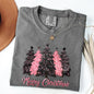 Merry Christmas Trees, Winter, Snow, Santa, Xmas Tshirt Comfort Colors T-Shirt