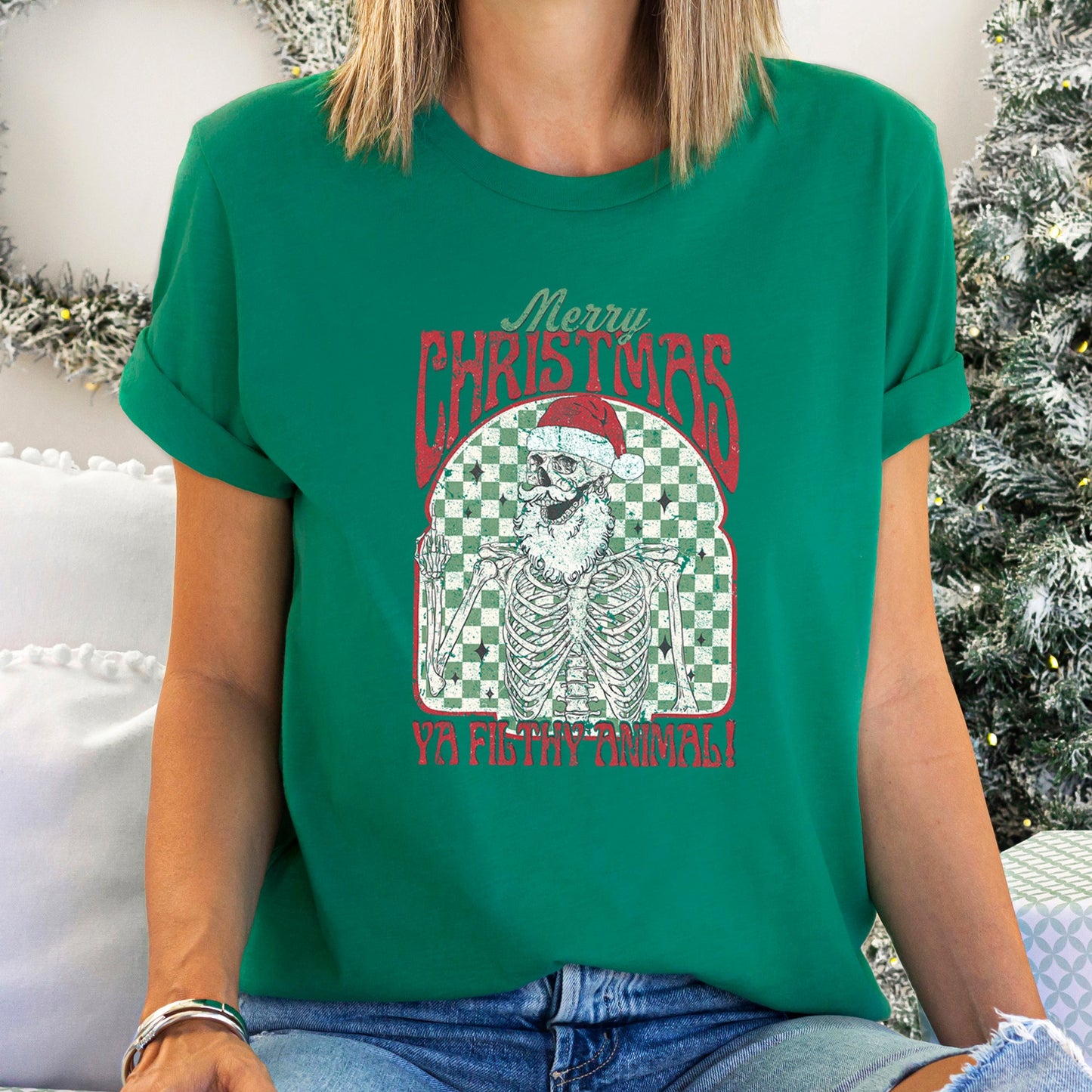 Merry Christmas Ya Filthy Animal, Home Alone, Santa, Retro Super Soft Tees