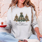 Merry Christmas, Christmas Trees Ribbons, Bows Sweatshirt