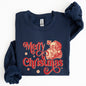 Merry Christmas, Classic Retro Santa, Winter, Xmas Sweatshirt