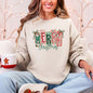 Merry Christmas, Colorful, Retro Sweatshirt