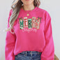 Merry Christmas, Colorful, Retro Sweatshirt