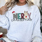 Merry Christmas, Funny Text Sweatshirt