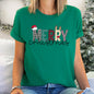 Merry Christmas, Funny Text, Santa Super Soft Tees