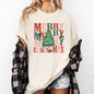Merry Christmas, Retro Tree, Holly, Santa, Winter, Xmas Tshirt Comfort Colors T-Shirt
