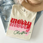 Merry Christmas, Retro, Classic Red, Santa, Winter, Xmas Tshirt Comfort Colors T-Shirt