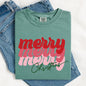 Merry Christmas, Retro, Classic Red, Santa, Winter, Xmas Tshirt Comfort Colors T-Shirt