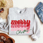 Merry Christmas, Retro, Classic Red, Santa, Winter, Xmas Sweatshirt