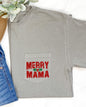 Merry Mama, Pocket, Christmas, Winter, Santa, Snow, Xmas Pocket Tee Comfort Colors T-Shirt