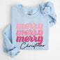 Merry Merry Merry Christmas, Retro, Santa, Winter, Xmas Sweatshirt