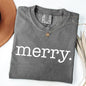 Merry, Classic Minimalist, Christmas, Winter, Snow, Santa, Xmas Tshirt Comfort Colors T-Shirt