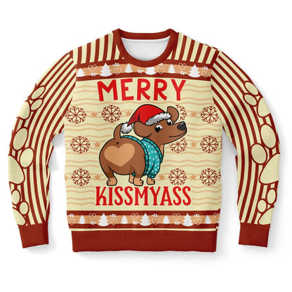 Merry Kissmyass Christmas Sweatshirt
