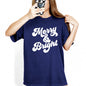 Merry and Bright, Classic Christmas, Winter, Santa, Xmas Tshirt Comfort Colors T-Shirt