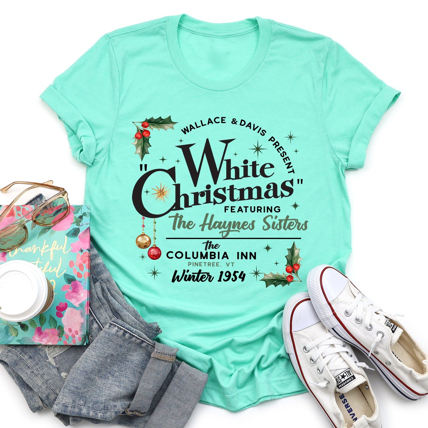 White Christmas Movie Poster, Super Soft Tshirt, Classic, Musical