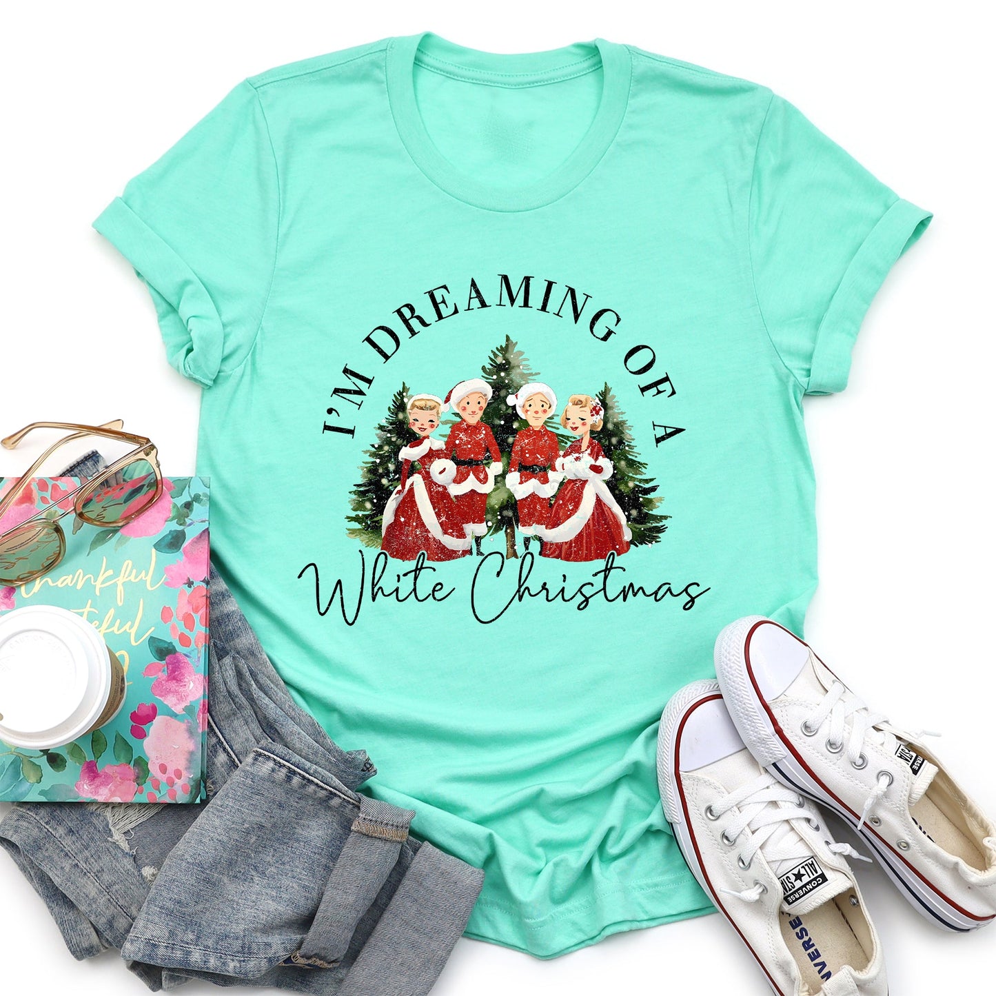 I'm Dreaming Of A White Christmas Movie, Super Soft Tshirt, Classic, Musical