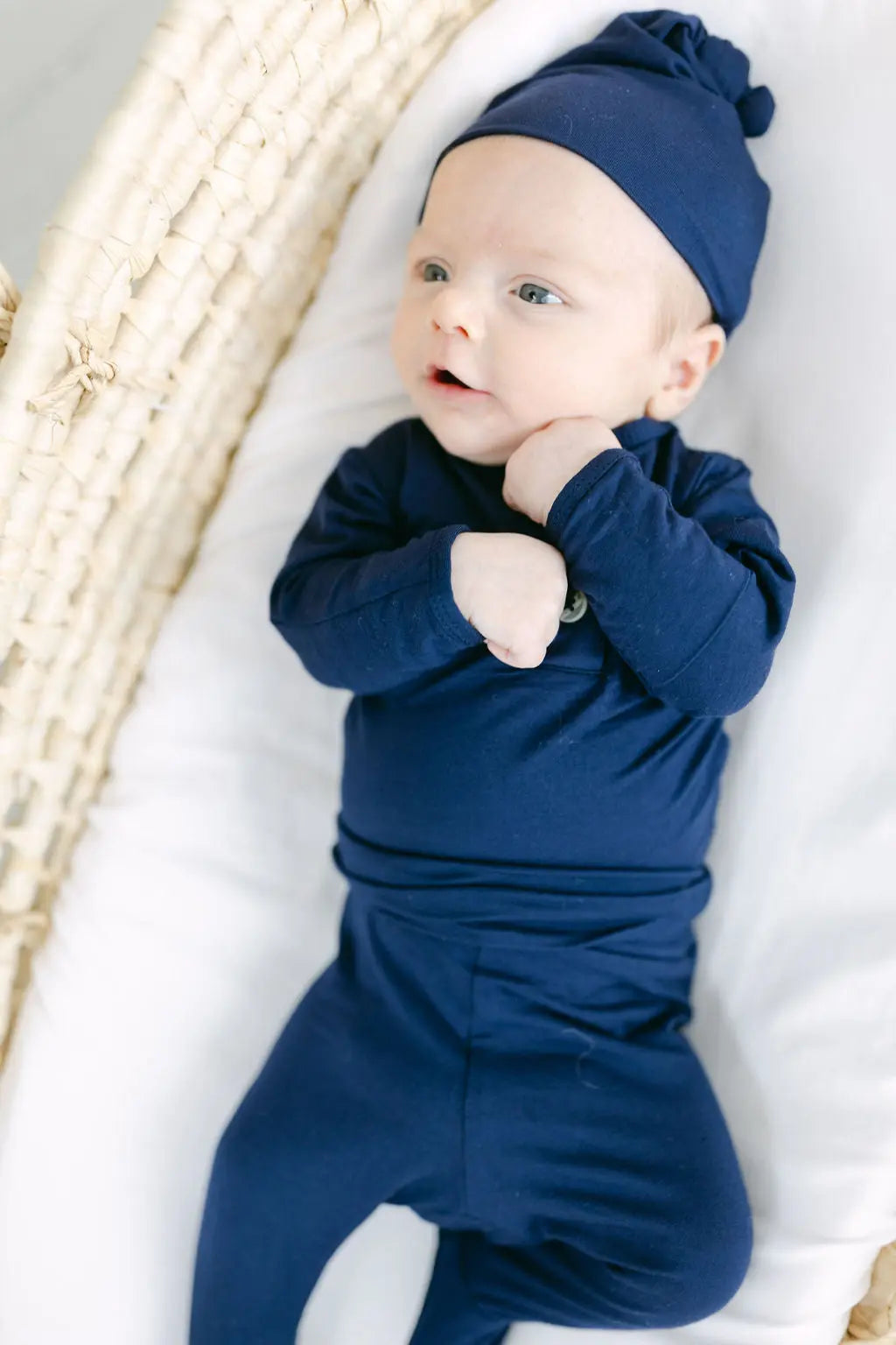 3-Piece Baby Outfit - Newborn Take Home Outfit - Navy Blue