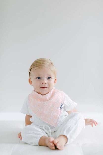 Bandana Bibs - Flowers, Hearts and Bows