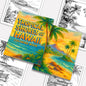 Tropical Shores of Hawaii Coloring Pages – 48 Beach Scenes and Island Life – For Adults