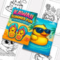 Kawaii Summer Fun Coloring Pages – 48 Pages – Cute Beach, Vacation, and Fun Summer Designs – For Kids