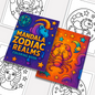 Mandala Zodiac Realms – Astrology Coloring Pages – 48 Pages – Sacred Circles, Horoscope Symbols – For Adults