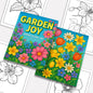Garden Joy Spring Coloring Pages – 48 Pages – Lovely Flowers, Fresh Garden Designs, Spring Art – For Adults