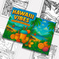 Hawaii Vibes Coloring Pages – 48 Fun and Scenic Beach Designs for Adults