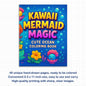Kawaii Mermaid Magic Coloring Pages – 48 Pages – Cute Ocean, Mermaid, and Sea Life Designs – For Kids