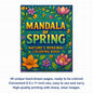 Mandala of Spring Nature Coloring Pages – 48 Pages – Botanical Mandalas, Fresh Spring Designs – For Adults
