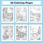 Hawaii Beach Wonders Coloring Pages – 48 Seaside Treasures and Fun Castles for Kids