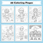 Little Explorers in Hawaii Coloring Pages – 48 Tropical Beach Scenes for Kids