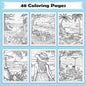 Relaxing Hawaii Shores Coloring Pages – 48 Serene Coastal Views for Adults