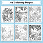 Hawaii Vibes Coloring Pages – 48 Fun and Scenic Beach Designs for Adults